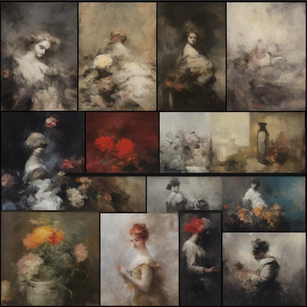 Οι τεχνικές και ο στυλ του καλλιτέχνη