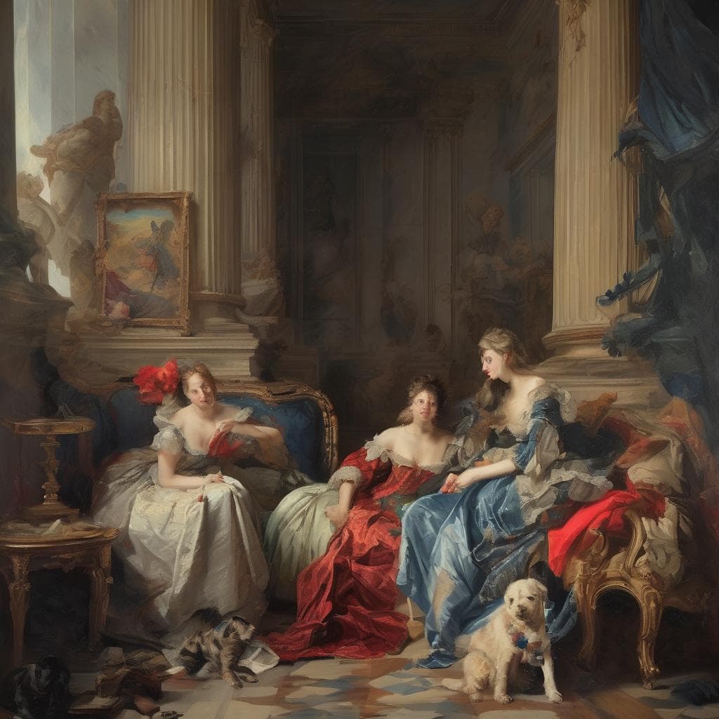 Ζωγραφική με μελάνι και σκιές, εικαστική τέχνη, ιστορική αναπαράσταση, γυναικεία φιγούρα, καλλιτεχνική έκφραση, ποιητική σύνθεση.